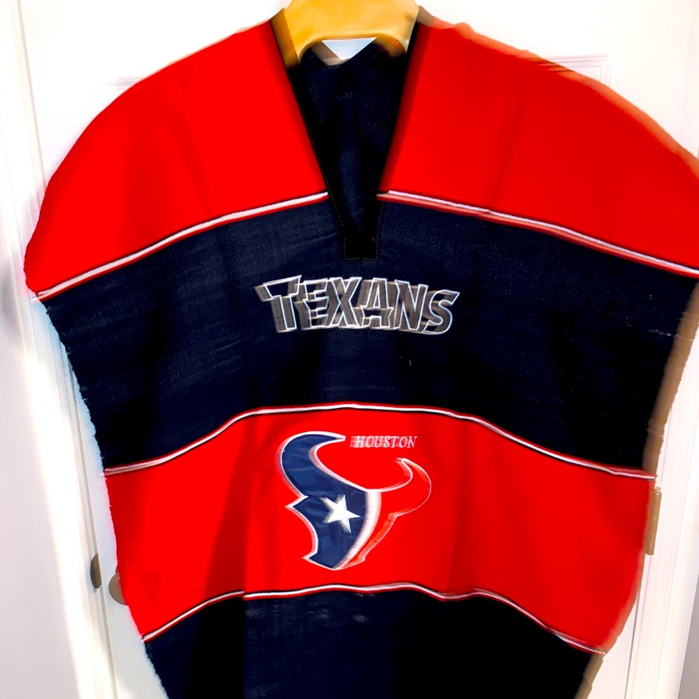 Houston Texans Custom Made Poncho Zarape